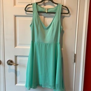 Acqua color skater skirt